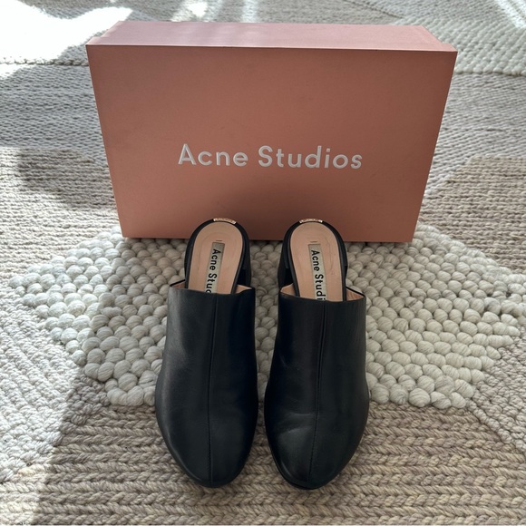 🚫 SOLD on Vestiaire- Acne Studios Heeled Mules - Picture 3 of 8